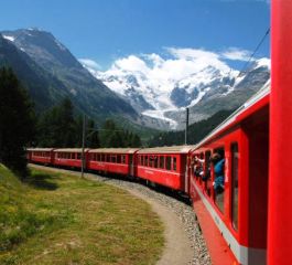 BERNİNA EXPRESS ILE  BİR AVRUPA MASALI TURU Pegasus Havayolları ile 7 gece
